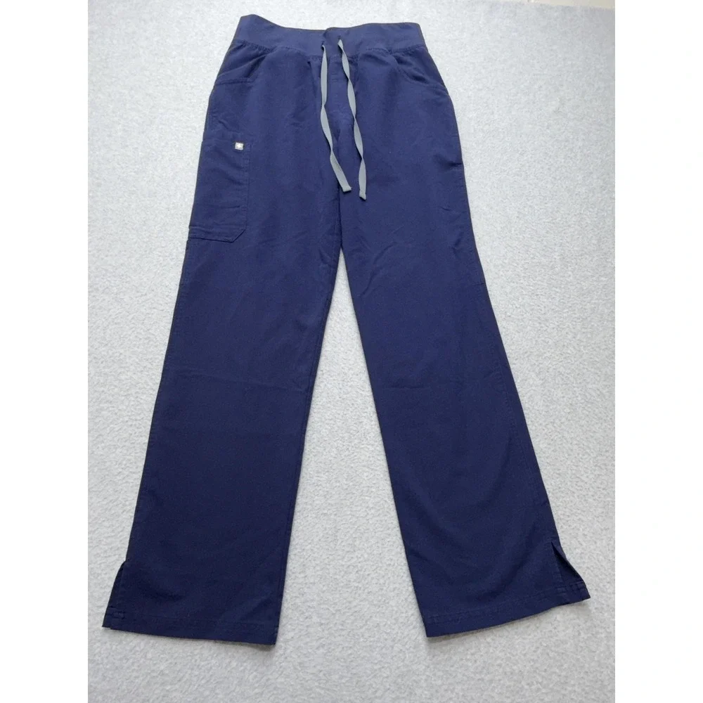 FIGS Kade Scrub Pants Mens M Blue Technical‎ Collection Drawstring